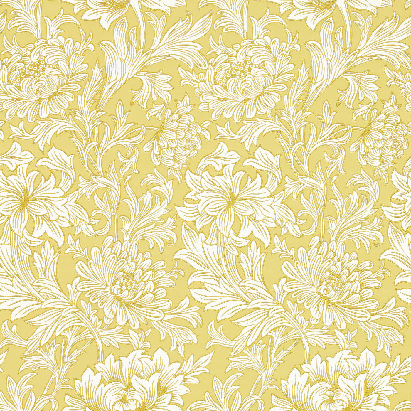 Chrysanthemum Toile Tapet Weld tapet fran Morris & Co