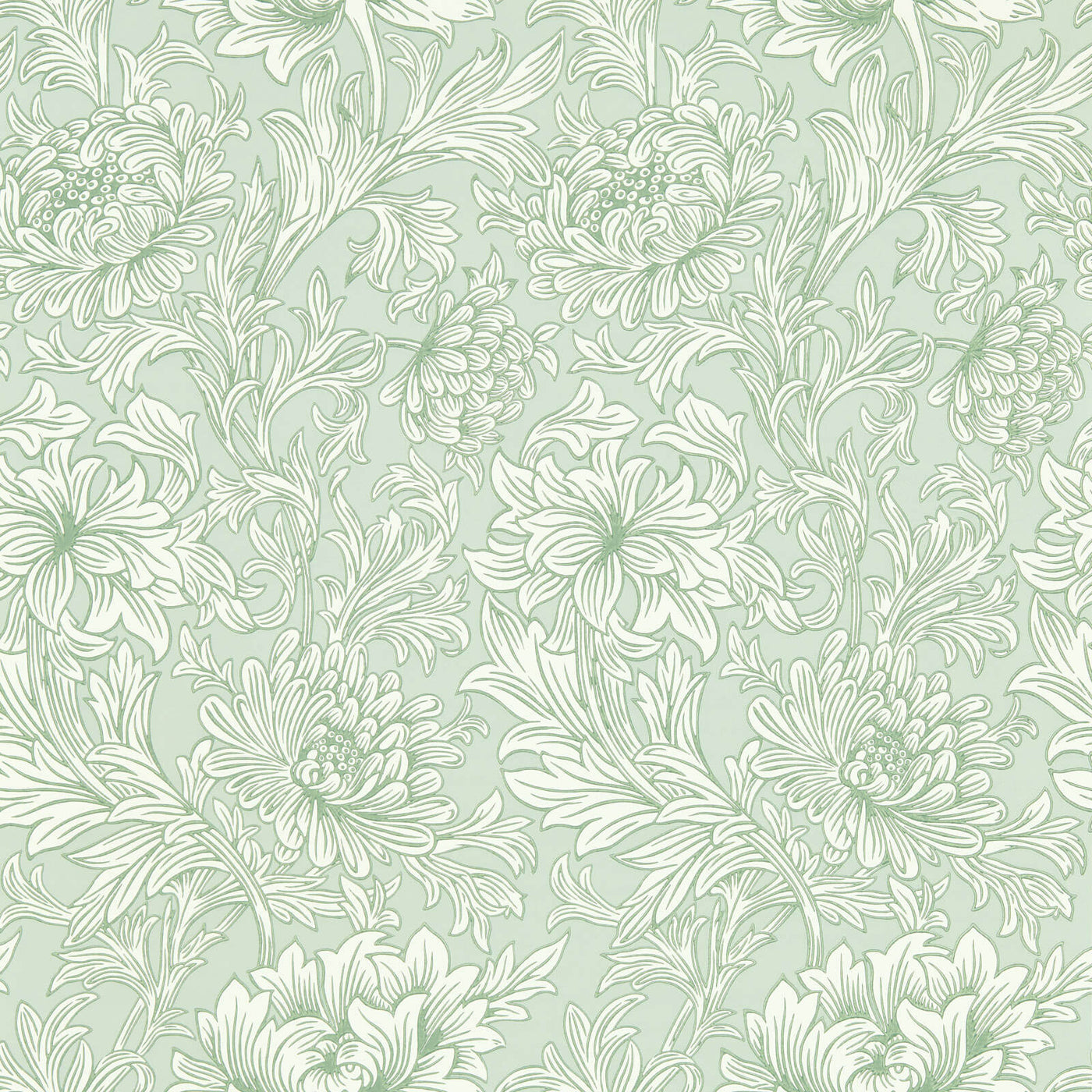 Chrysanthemum Toile Tapet Willow tapet fran Morris & Co