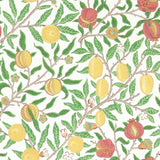 Fruit W/P Tapet Leaf Green/Madder tapet fran Morris & Co