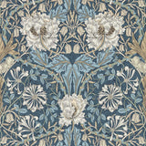 Honeysuckle & Tulip Tapet Woad/Thyme tapet fran Morris & Co