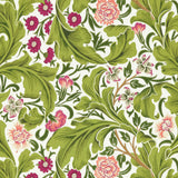 Leicester Tapet Sour Green/Plum tapet fran Morris & Co