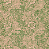 Marigold Tapet Pink/Olive tapet fran Morris & Co