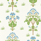 Meadow Sweet Tapet Cobalt/Grass green tapet fran Morris & Co