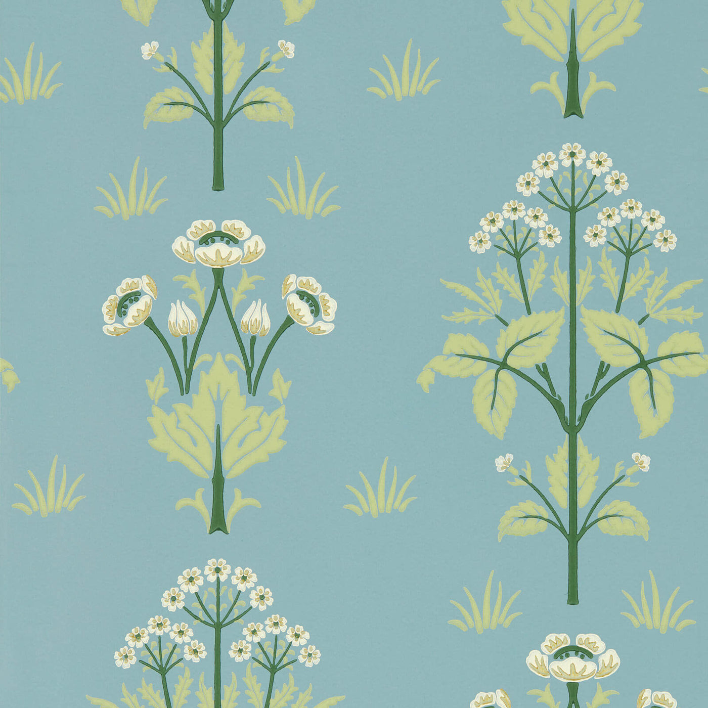 Meadow Sweet Tapet Mineral Blue tapet fran Morris & Co