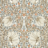 Pimpernel Tapet Linen/Coral tapet fran Morris & Co