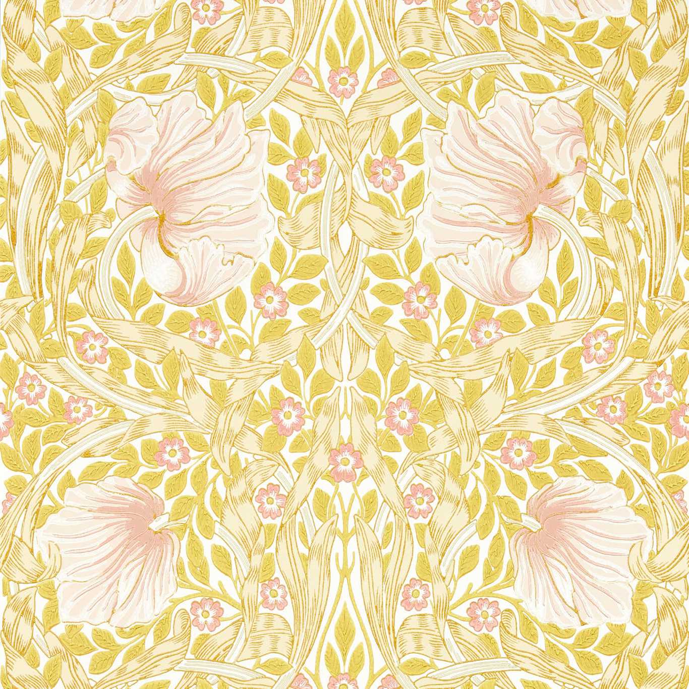 Pimpernel Tapet Sunflower/Pink tapet fran Morris & Co