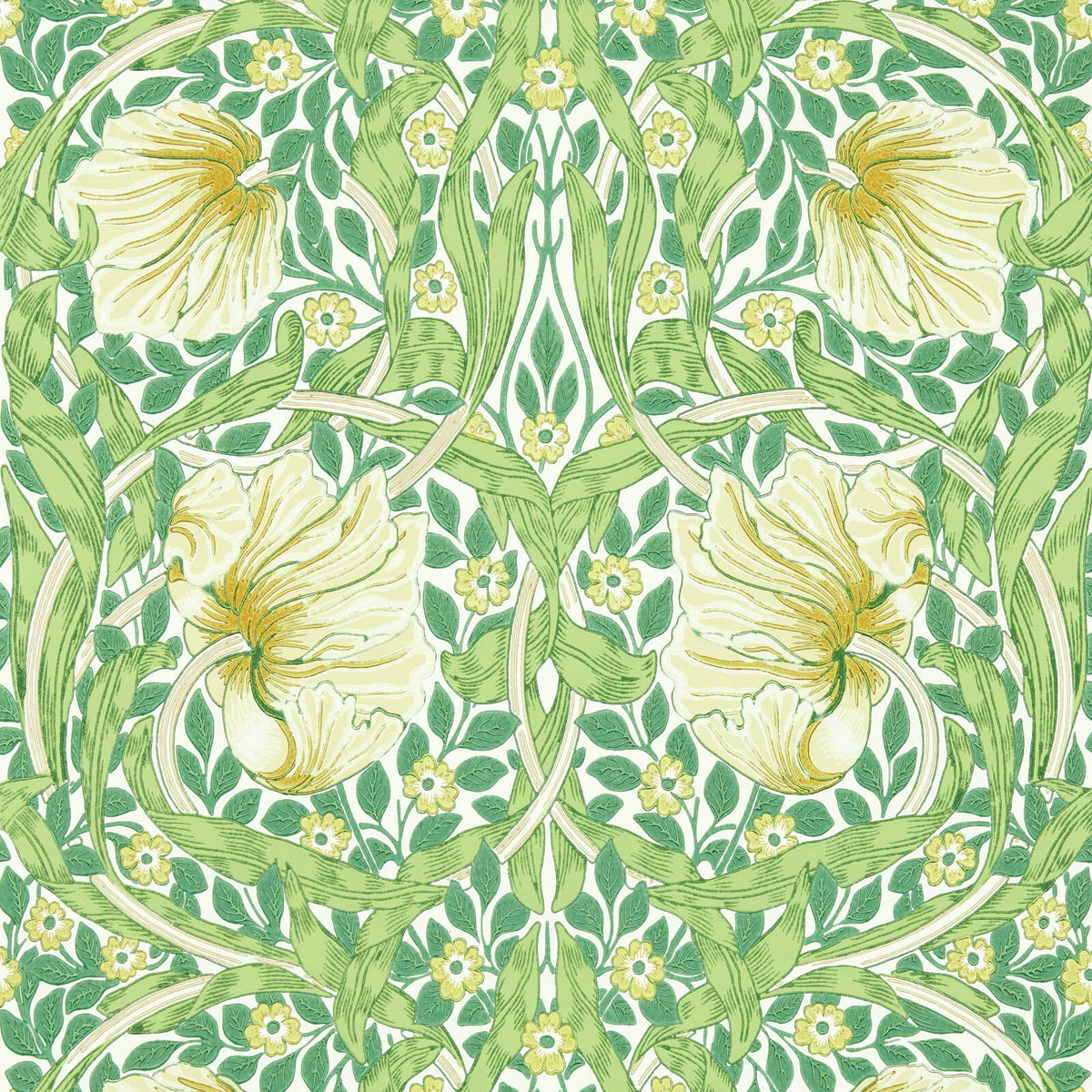 Pimpernel Tapet Weld/Leaf Green tapet fran Morris & Co