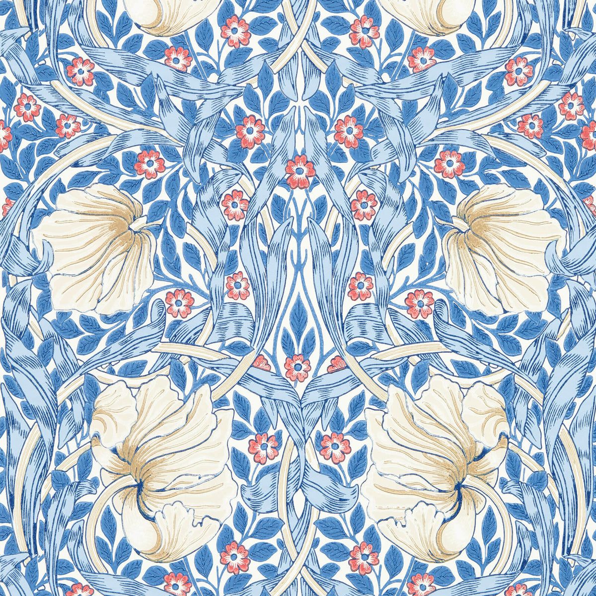 Pimpernel Tapet Woad tapet fran Morris & Co