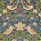 Strawberry Thief Tapet Indigo/Mineral tapet fran Morris & Co