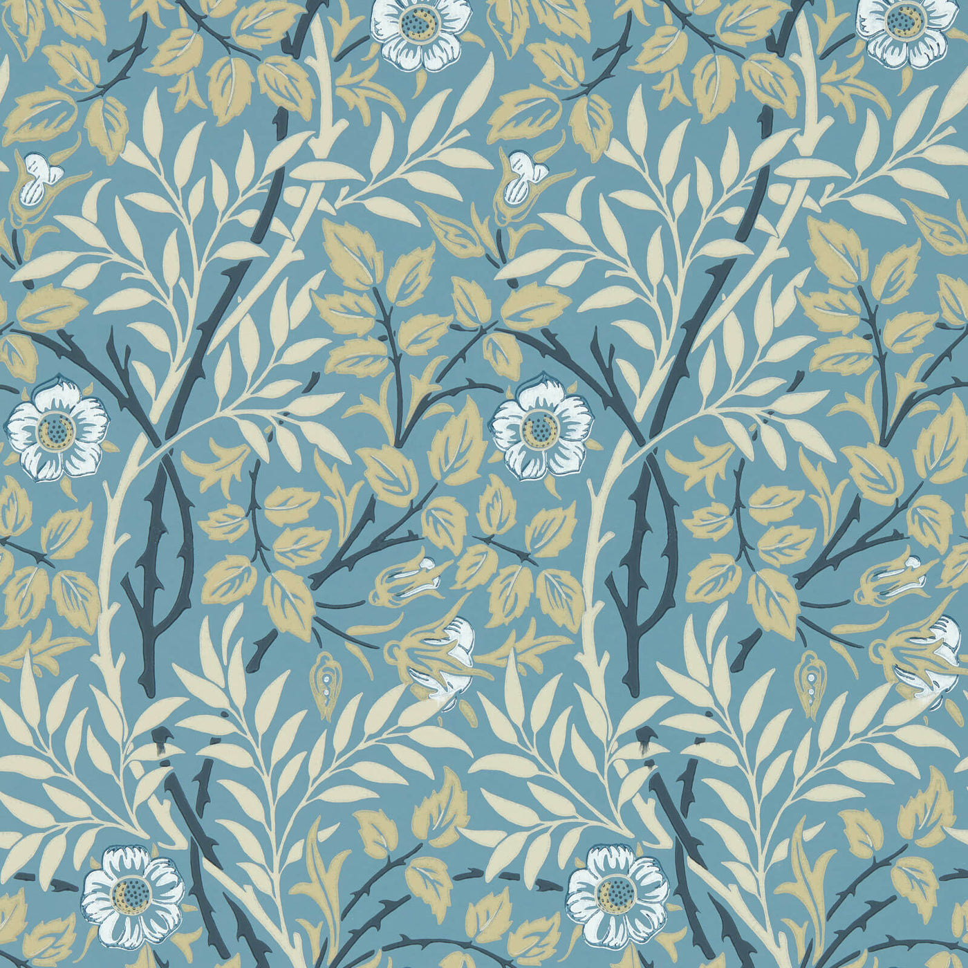 Sweet Briar Tapet Mineral/Linen tapet fran Morris & Co