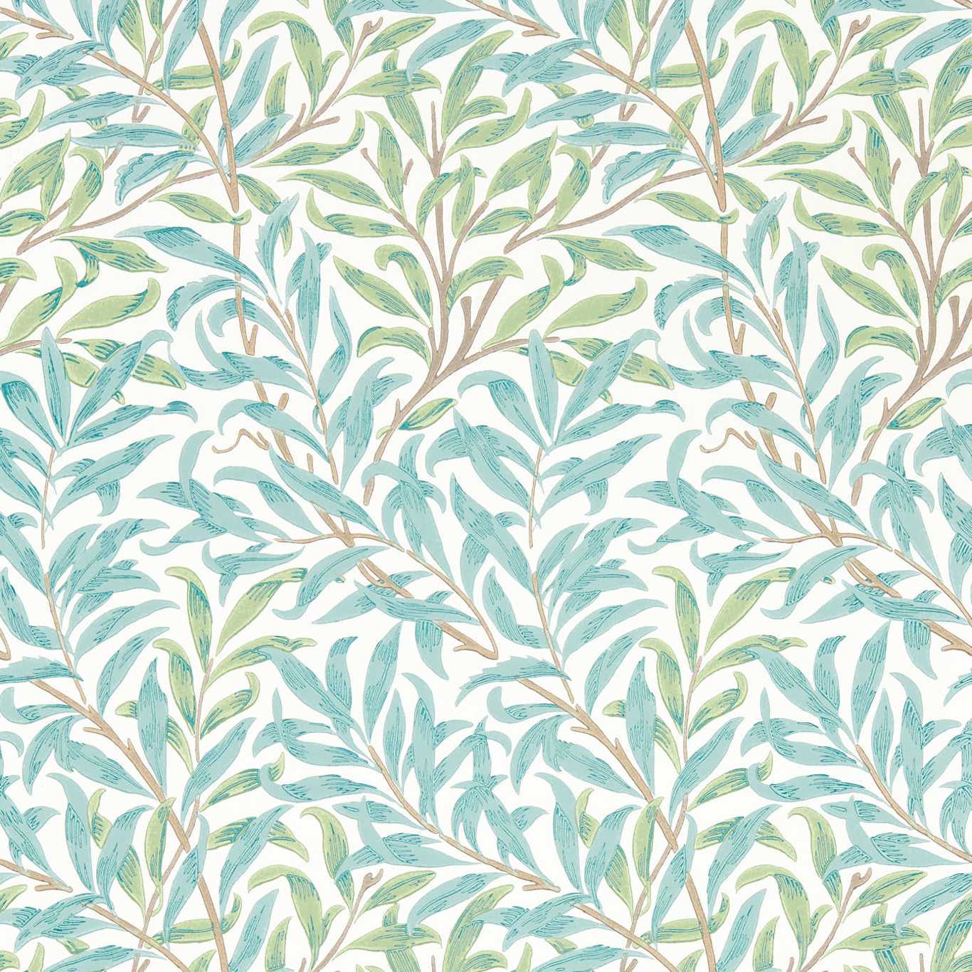 Willow Bough Tapet Willow/Seaglass tapet fran Morris & Co