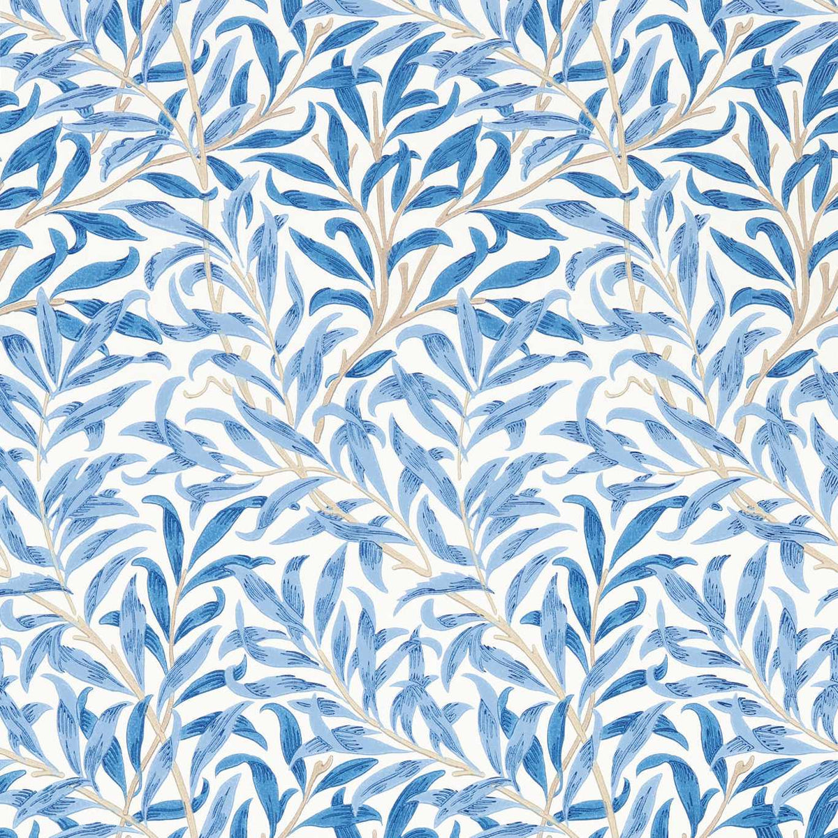 Willow Bough Tapet Woad tapet fran Morris & Co