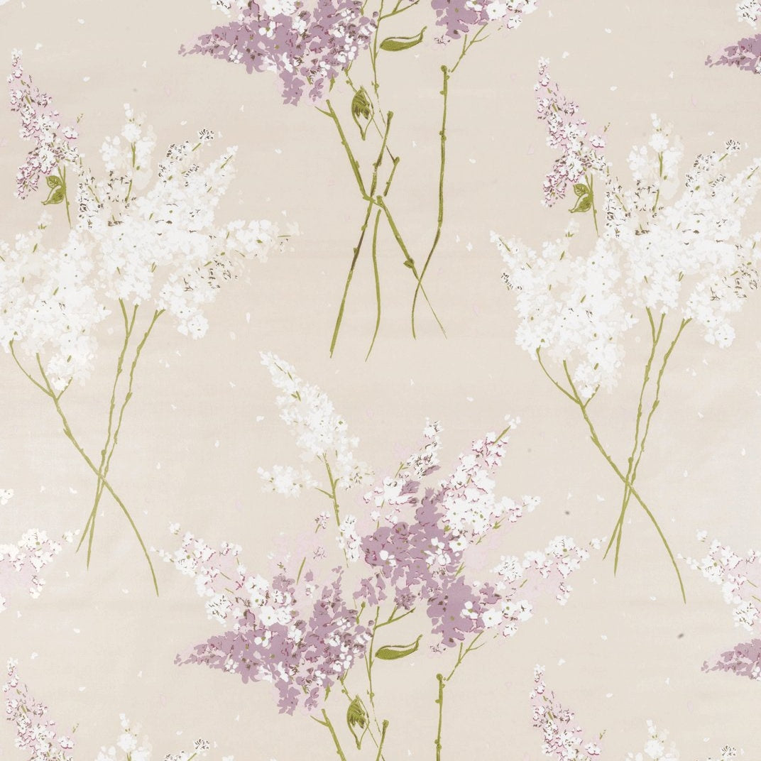 Barrington Purple/Biege — Nina Campbell tyg