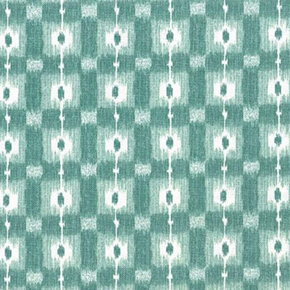 Maude Check Aqua — Nina Campbell tyg