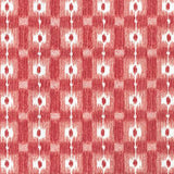 Maude Check Coral Red — Nina Campbell tyg