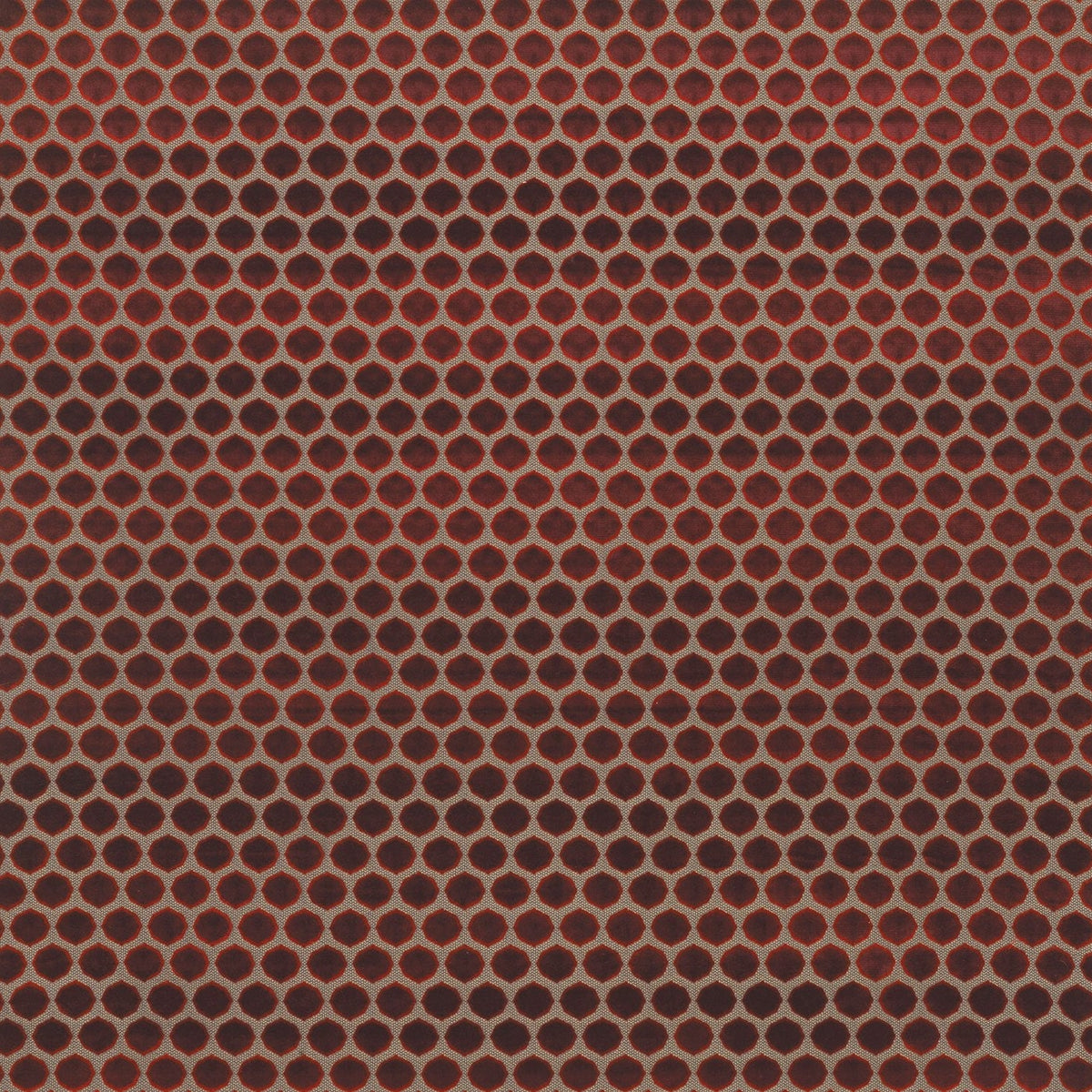 Gioconda Crimson/Red — Nina Campbell tyg