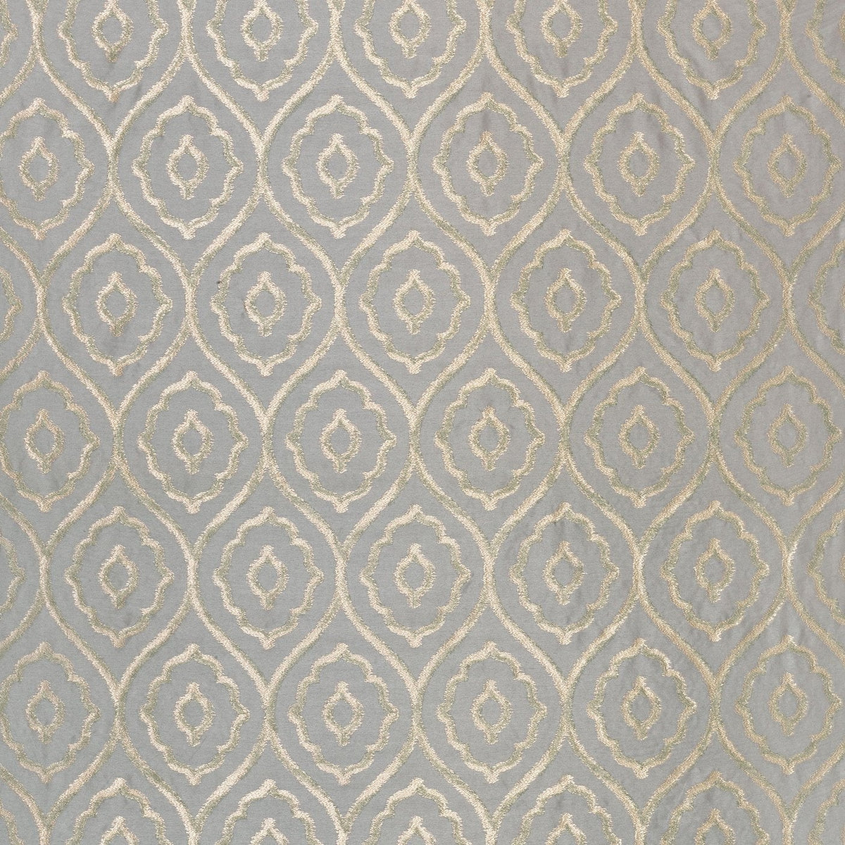 Vignola Grey/Gilver — Nina Campbell tyg