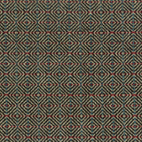 Todi Bitter Chocolate/Teal/Red — Nina Campbell tyg