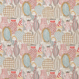 Collioure Coral/Duck Egg — Nina Campbell tyg