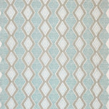 Belle Île Aqua/Beige — Nina Campbell tyg