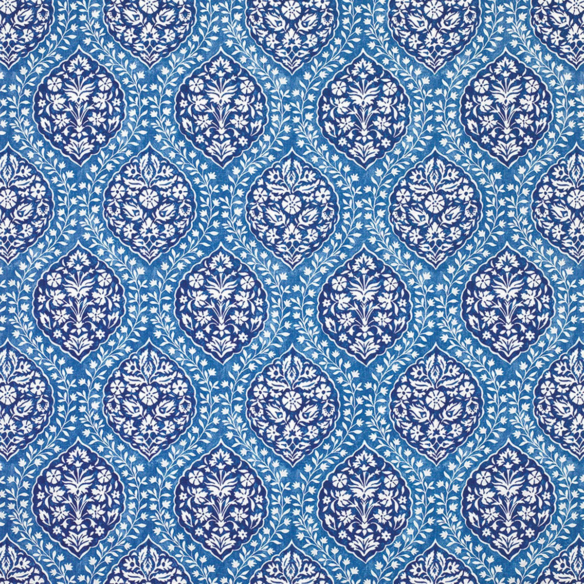 Marguerite Indigo/Blue — Nina Campbell tyg