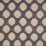 Marguerite Chocolate/Beige — Nina Campbell tyg