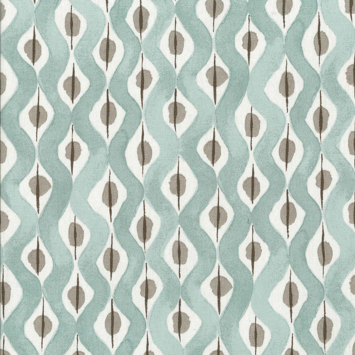 Beau Rivage Duck Egg/Taupe — Nina Campbell tyg