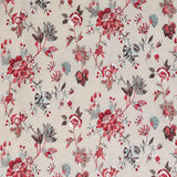 Nemours Red/Chocolate — Nina Campbell tyg