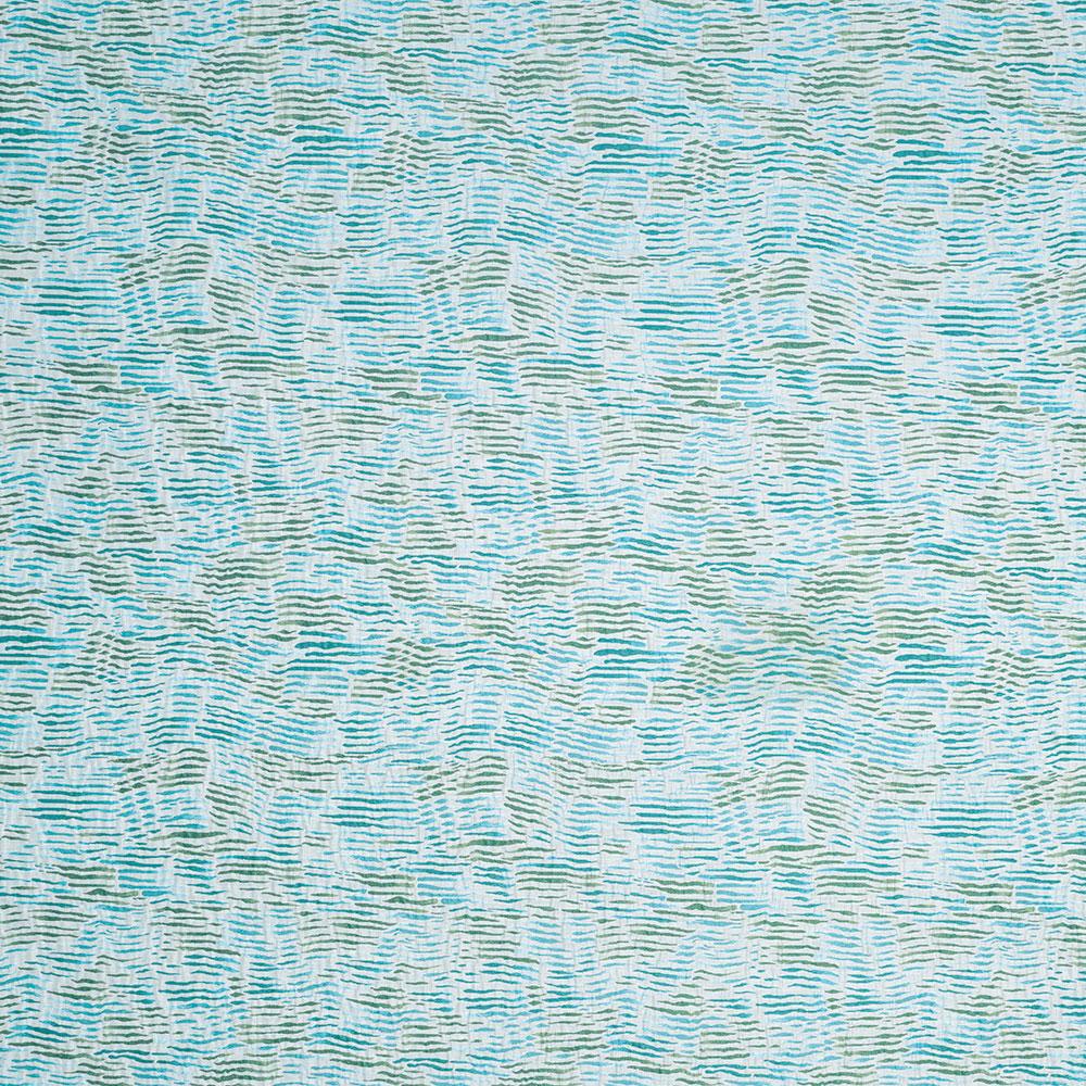 Arles Aqua/Green — Nina Campbell tyg