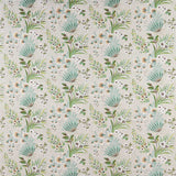 Michelham Aqua/Green — Nina Campbell tyg