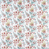 Michelham Blush/Aqua — Nina Campbell tyg