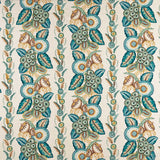 Ashdown Stripe Teal/Aqua — Nina Campbell tyg
