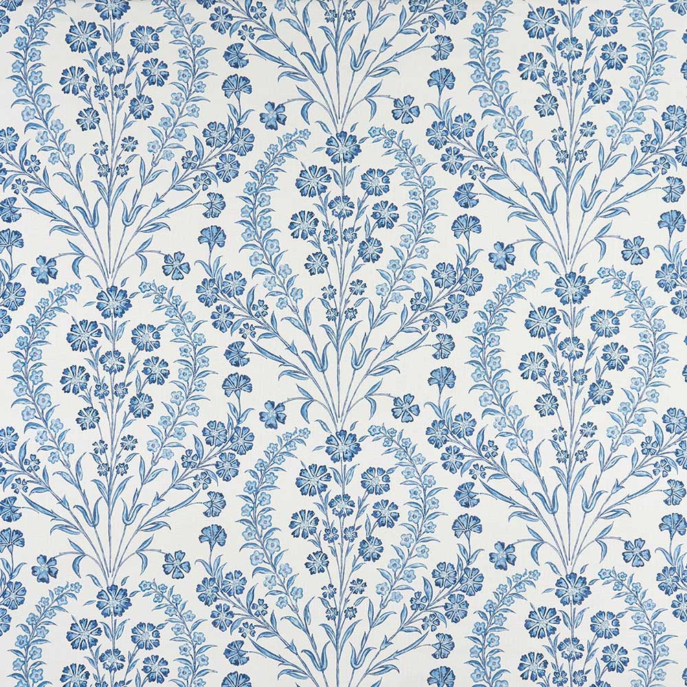 Chelwood Blue/Ivory — Nina Campbell tyg