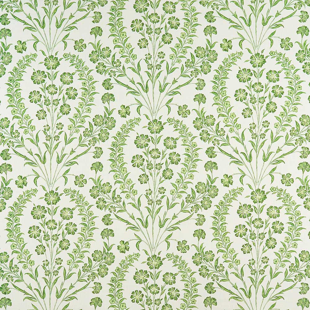 Chelwood Green/Ivory — Nina Campbell tyg
