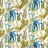 Benmore Turquoise/Olive — Nina Campbell tyg