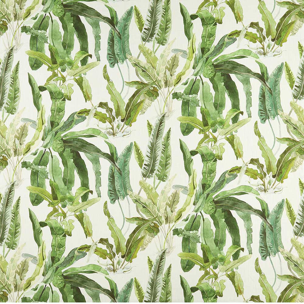 Benmore Green/Ivory — Nina Campbell tyg