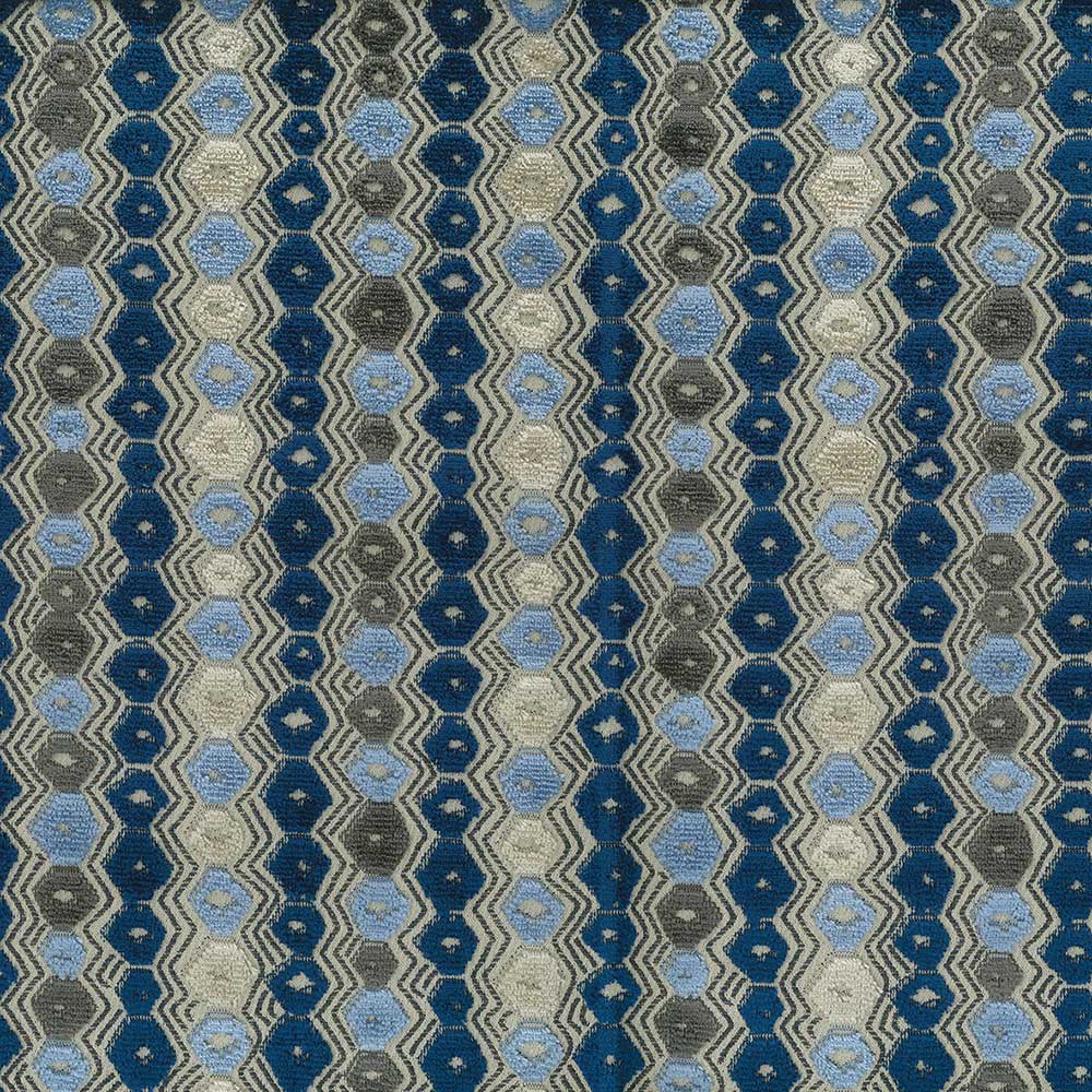 Flyte Blue — Nina Campbell tyg