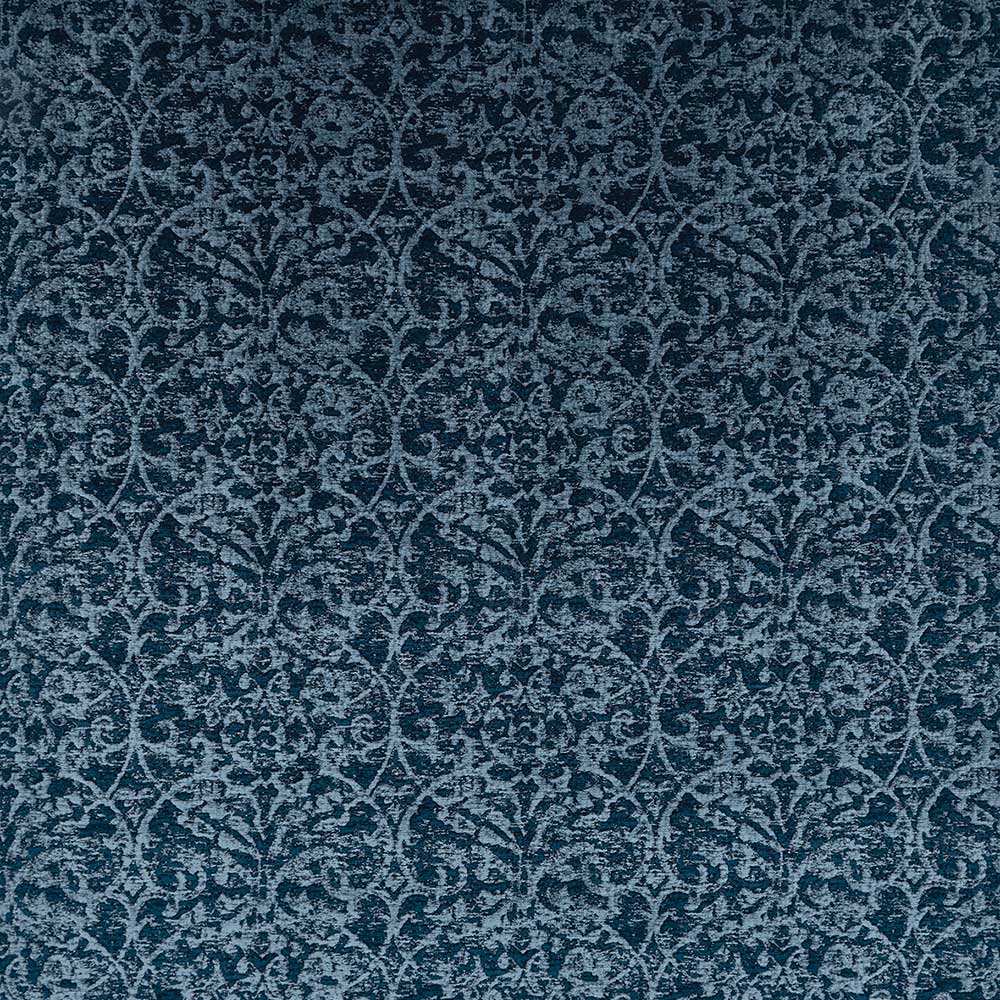 Brideshead Damask Blue — Nina Campbell tyg