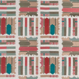 Mandovi Red/Teal/Chocolate — Nina Campbell tyg