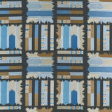 Mandovi Indigo/Blue/Beige — Nina Campbell tyg