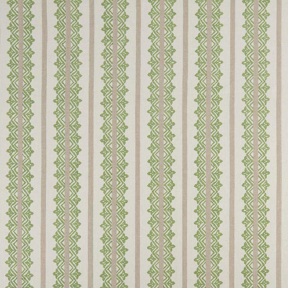 Basholi Sage/Linen — Nina Campbell tyg