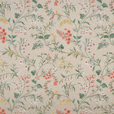 Almora Coral/Soft Gold/Green — Nina Campbell tyg