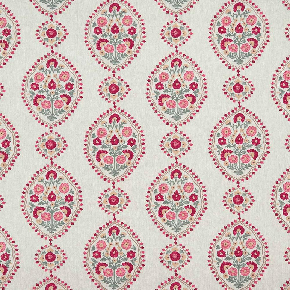 Lalita Red/Teal — Nina Campbell tyg