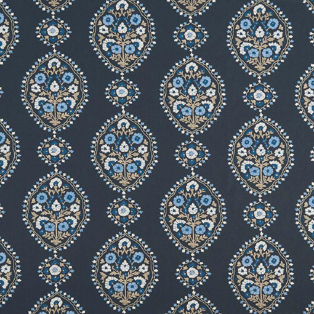 Lalita Indigo/Blue/Beige — Nina Campbell tyg