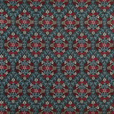 Rana Ruby/Teal/Chocolate — Nina Campbell tyg