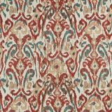 Pataudi Red/Teal/Beige — Nina Campbell tyg