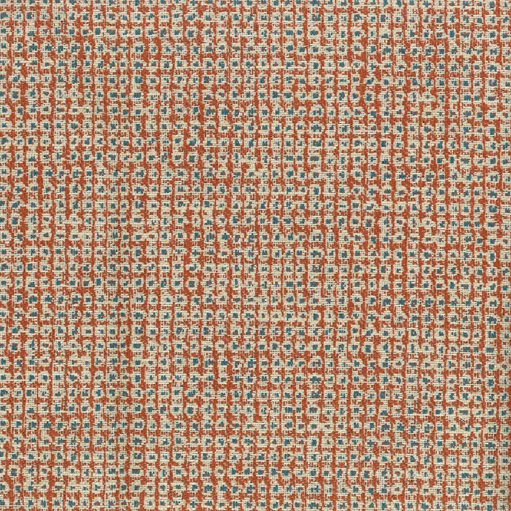 Lavani Orange/Teal — Nina Campbell tyg