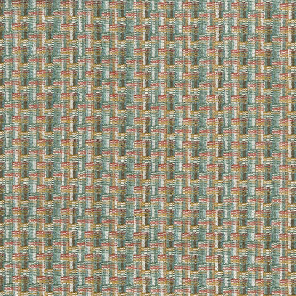 Garadi Teal/Russet/Ochre — Nina Campbell tyg