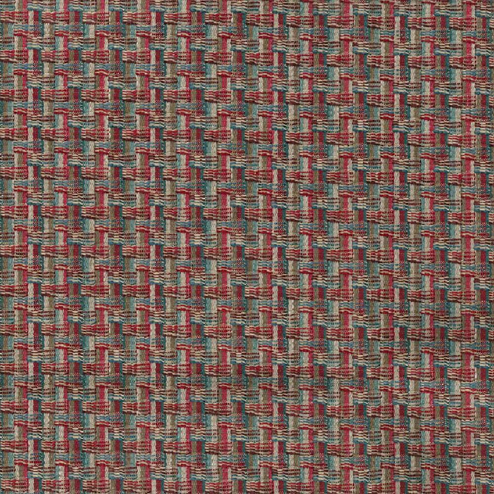 Garadi Red/Teal — Nina Campbell tyg