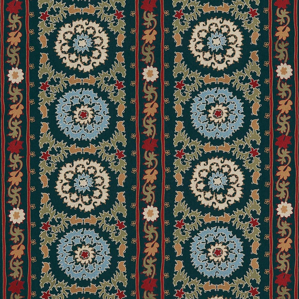 Maracanda Indigo/Blue/Ivory — Nina Campbell tyg